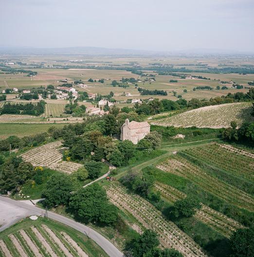 Aerial View of Chapel de Saint Cosme
