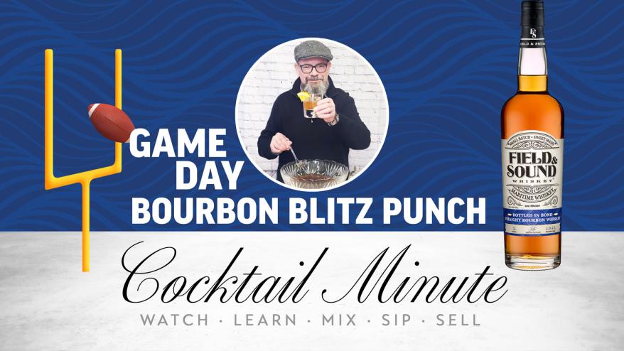 Game Day Bourbon Blitz Punch